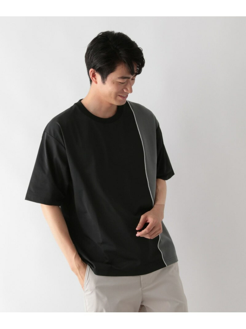 樂天商城 - サラサラ快適DRY/切り替えTシャツ2/半袖/498708 GLOBAL WORK グローバルワーク トップス カットソー・Tシャツ ブラック グレー【送料無料】[Rakuten Fashion]