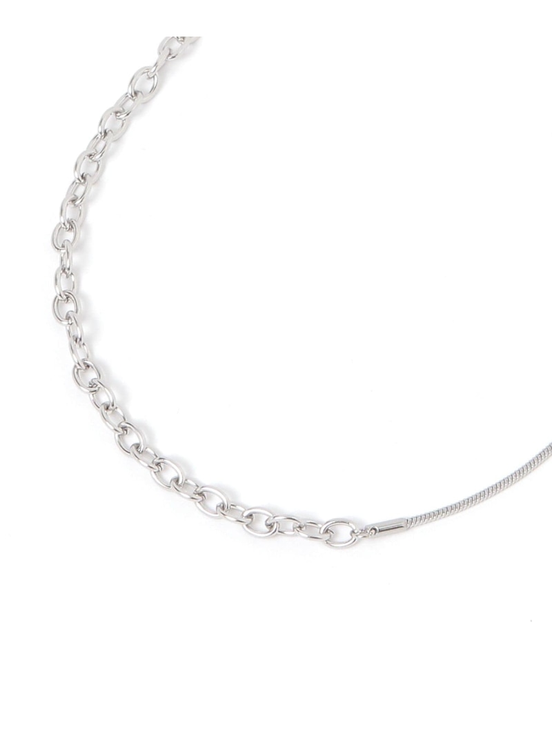 ステンレスダブルチェーンネックレス/794166 GLOBAL WORK グローバルワーク アクセサリー・腕時計 ネックレス シルバー[Rakuten Fashion] globalwork-10023715 GLOBAL WORK/グローバルワーク サンプル画像2