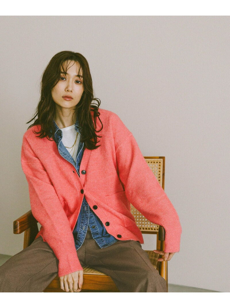 フワフワHugmeVネックカーディガン/571330 GLOBAL WORK グローバルワーク トップス カーディガン ホワイト レッド グレー ブルー【送料無料】[Rakuten Fashion]のサムネイル