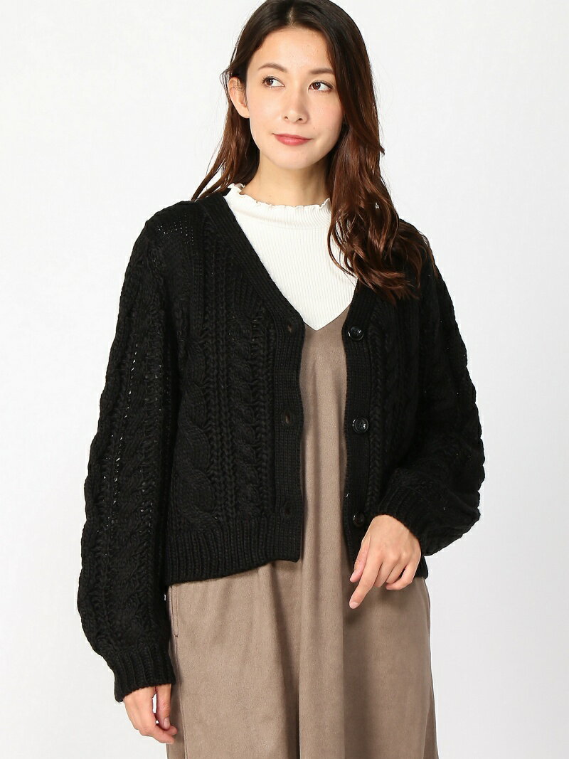 [Rakuten BRAND AVENUE]【SALE／38%OFF】(W)3GケーブルニットCD GLOBAL WORK グローバルワーク ニット【RBA_S】【RBA_E】
