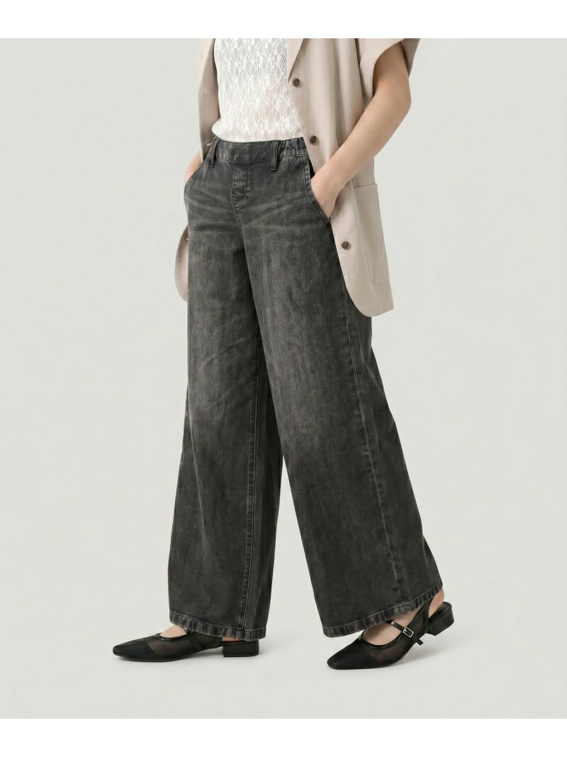 【SALE／30%OFF】GOODデニムイージーパンツCOOL/636569 GLOBAL WORK グローバルワーク パンツ ジーンズ・デニムパンツ ブラック【RBA_E】【送料無料】[Rakuten Fashion] globalwork-10023350 GLOBAL WORK/グローバルワーク パッケージ画像
