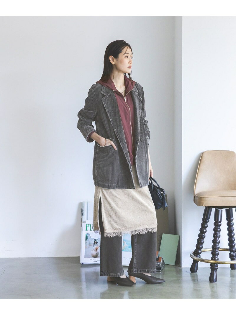 ナイロンZIPパーカー/853884 GLOBAL WORK グローバルワーク ジャケット・アウター ブルゾン・ジャンパー ブラック ワインレッド【送料無料】[Rakuten Fashion] globalwork-10023918 GLOBAL WORK/グローバルワーク サンプル画像3