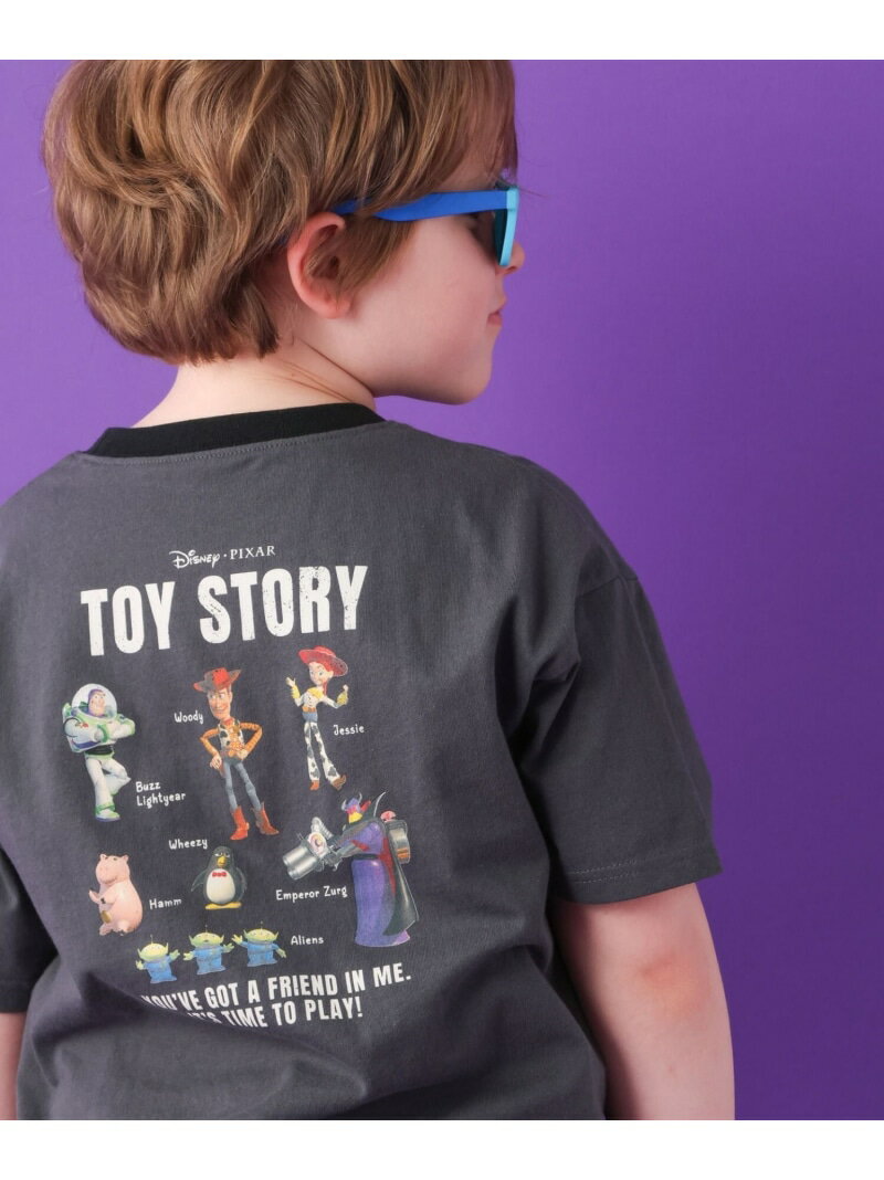 樂天商城 - DisneyヘビロッTEE半袖/キッズ/652753 GLOBAL WORK グローバルワーク トップス カットソー・Tシャツ ブルー グレー ブラック ベージュ[Rakuten Fashion]