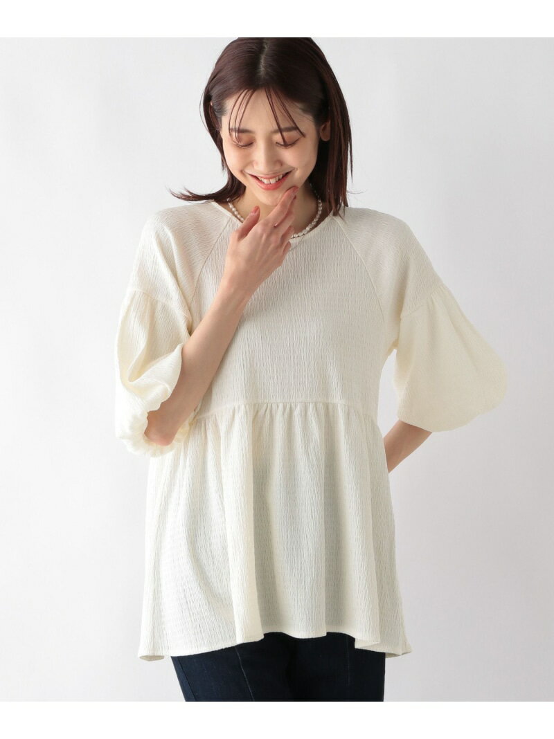 【SALE／50%OFF】MATINEE LINE/シャーリングペプラムT/108023 GLOBAL WORK グローバルワーク トップス カットソー・Tシャツ ブラック ホワイト【RBA_E】[Rakuten Fashion]