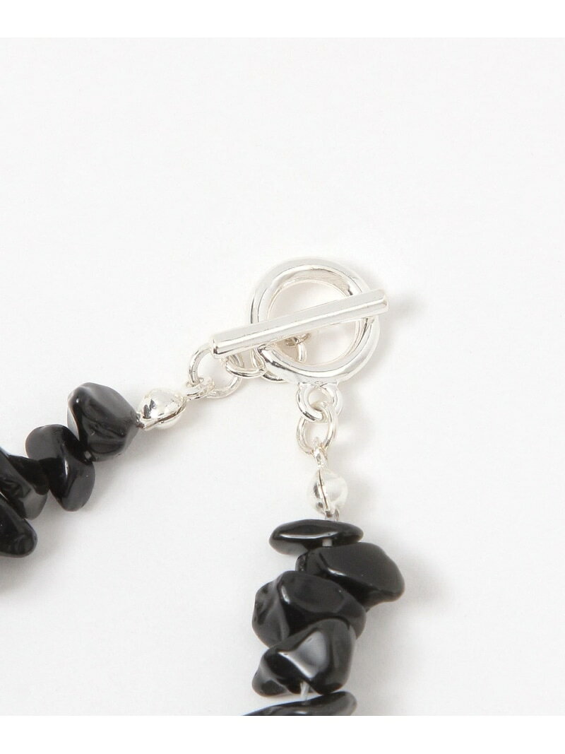ブラックストーンネックレス/UNISEX/571108 GLOBAL WORK グローバルワーク アクセサリー・腕時計 ネックレス ブラック[Rakuten Fashion] globalwork-10021291 GLOBAL WORK/グローバルワーク サンプル画像3
