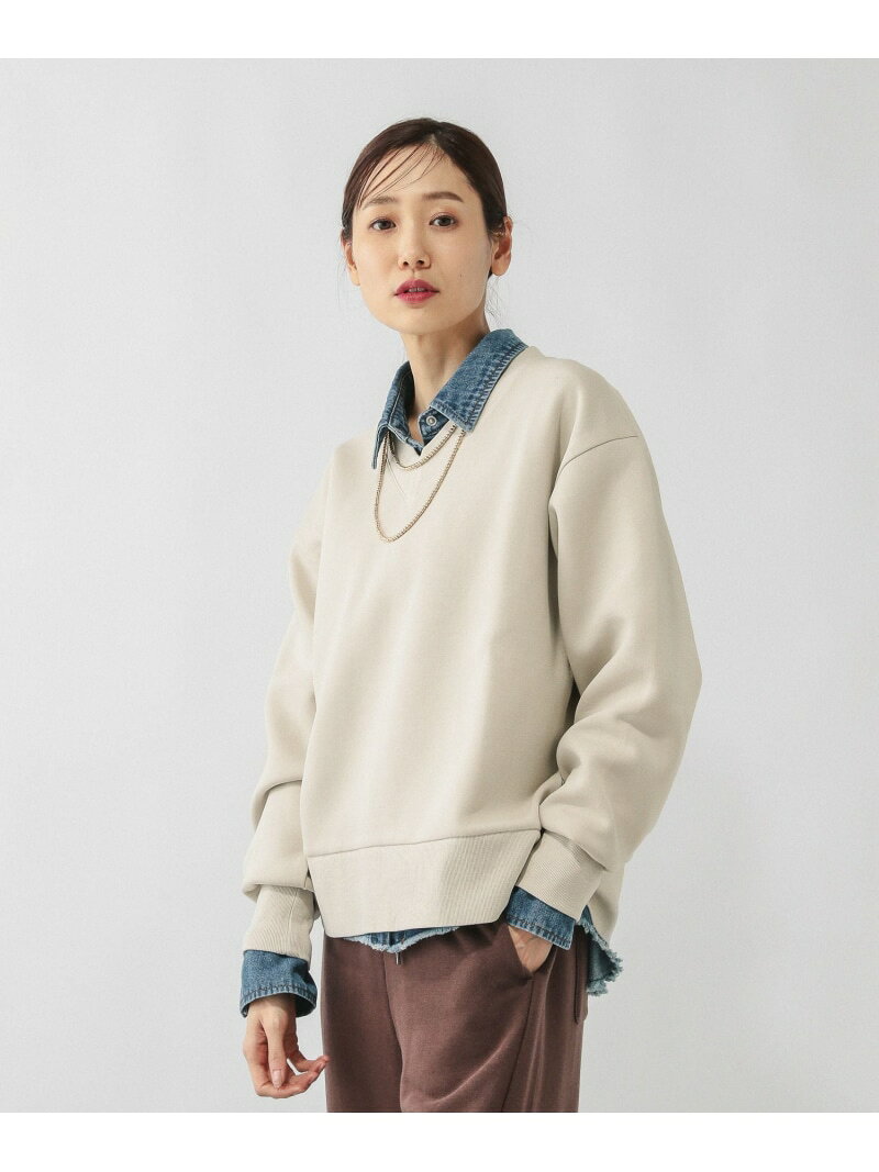 【SALE／36%OFF】加工ダンボールVネックプルオーバー/一部店舗限定/643004 GLOBAL WORK グローバルワーク トップス スウェット・トレーナー ブラック ブルー グレー【RBA_E】[Rakuten Fashion] globalwork-10022606 GLOBAL WORK/グローバルワーク サンプル画像2