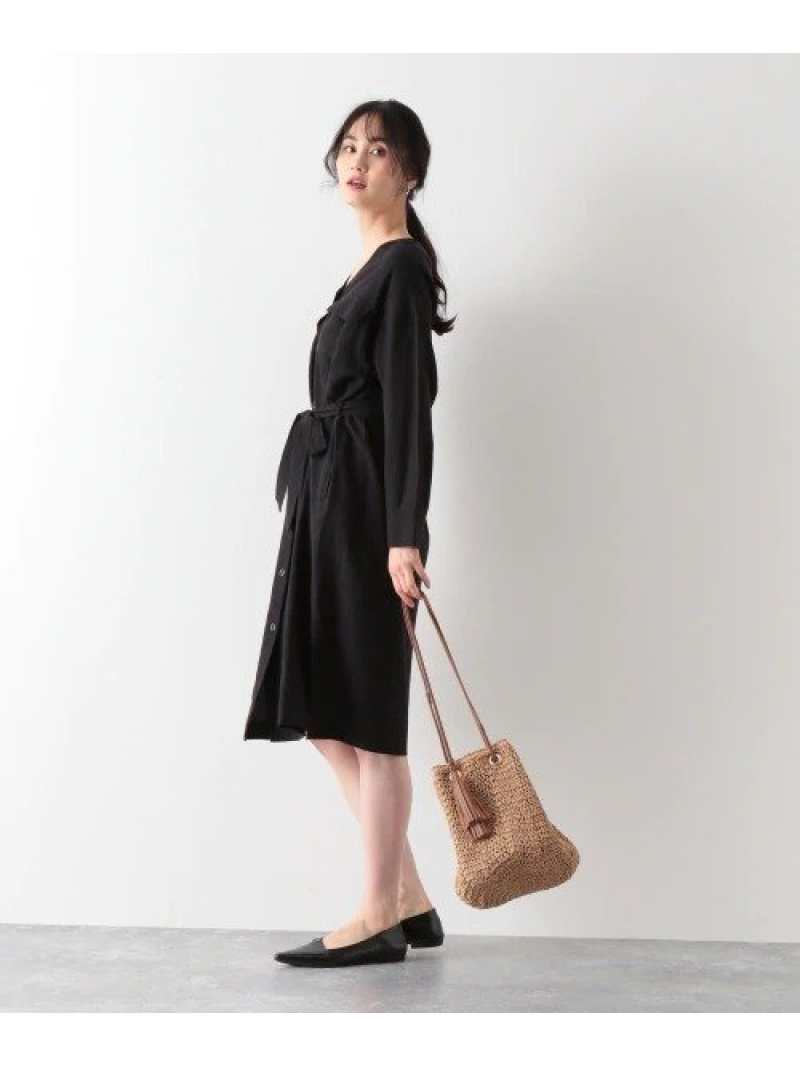 楽天市場 Rakuten Fashion Sale 60 Off W フレンチリネンコンワンピコート Global Work グローバルワーク ワンピース 長袖ワンピース ブラック ブラウン ベージュ Rba E Global Work グローバルワーク