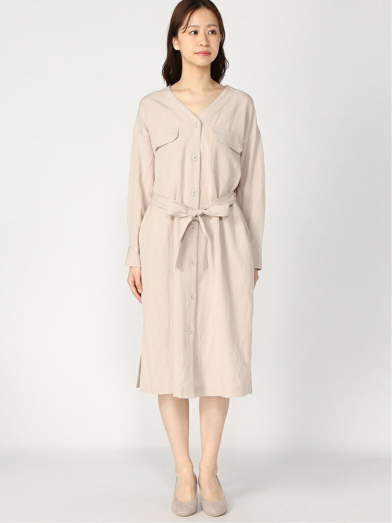 楽天市場 Rakuten Fashion Sale 60 Off W フレンチリネンコンワンピコート Global Work グローバルワーク ワンピース 長袖ワンピース ブラック ブラウン ベージュ Rba E Global Work グローバルワーク