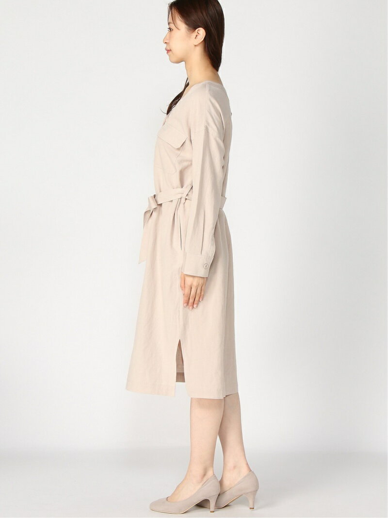 楽天市場 Rakuten Fashion Sale 60 Off W フレンチリネンコンワンピコート Global Work グローバルワーク ワンピース 長袖ワンピース ブラック ブラウン ベージュ Rba E Global Work グローバルワーク