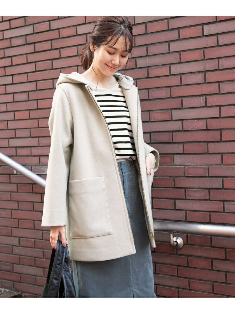 【SALE／70%OFF】(W)カロヤカストレッチMフードCT GLOBAL WORK グローバルワーク ジャケット・アウター その他のジャケット・アウター ベージュ ブラック ブラウン【RBA_E】[Rakuten Fashion]のサムネイル