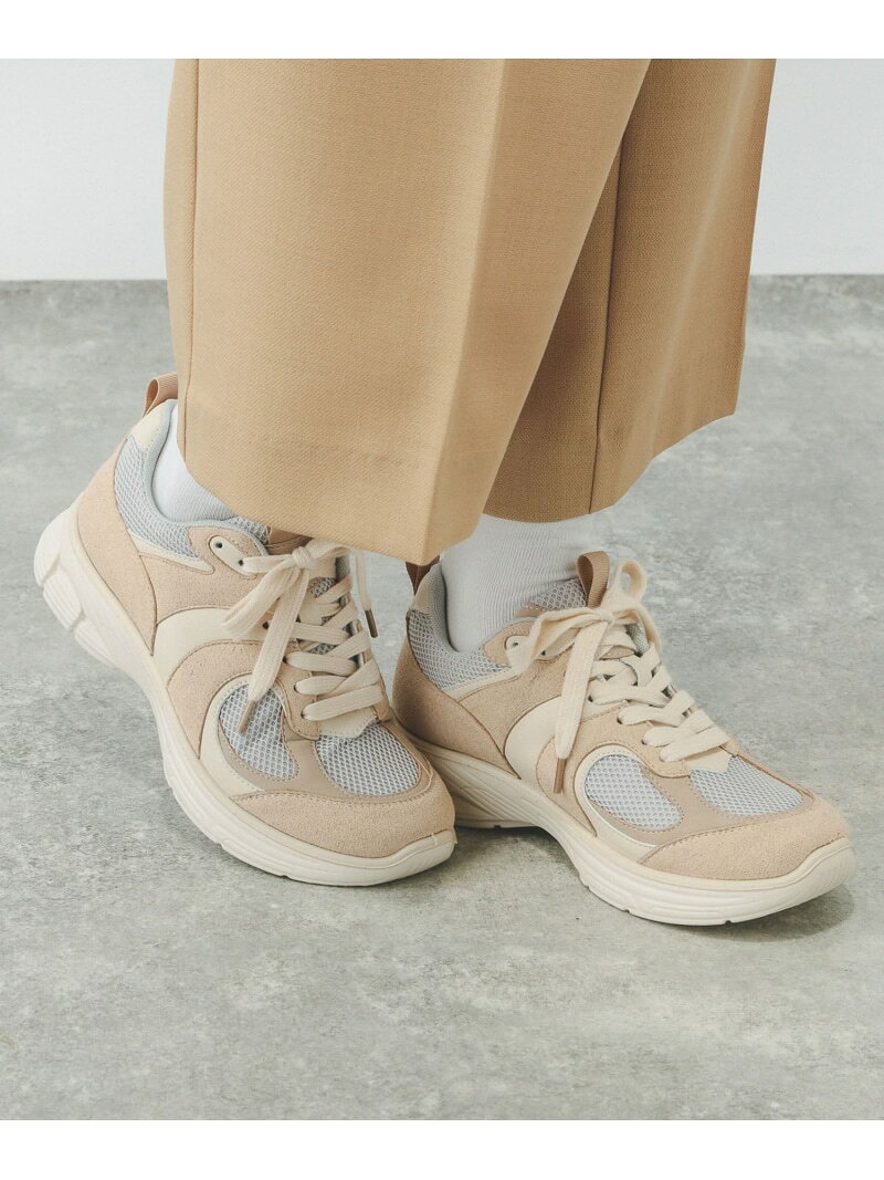 【SALE／50%OFF】エアかる配色スニーカー/290673 GLOBAL WORK グローバルワーク シューズ・靴 スニーカー ホワイト ベージュ ブラック【RBA_E】[Rakuten Fashion] globalwork-10020585 GLOBAL WORK/グローバルワーク サンプル画像3