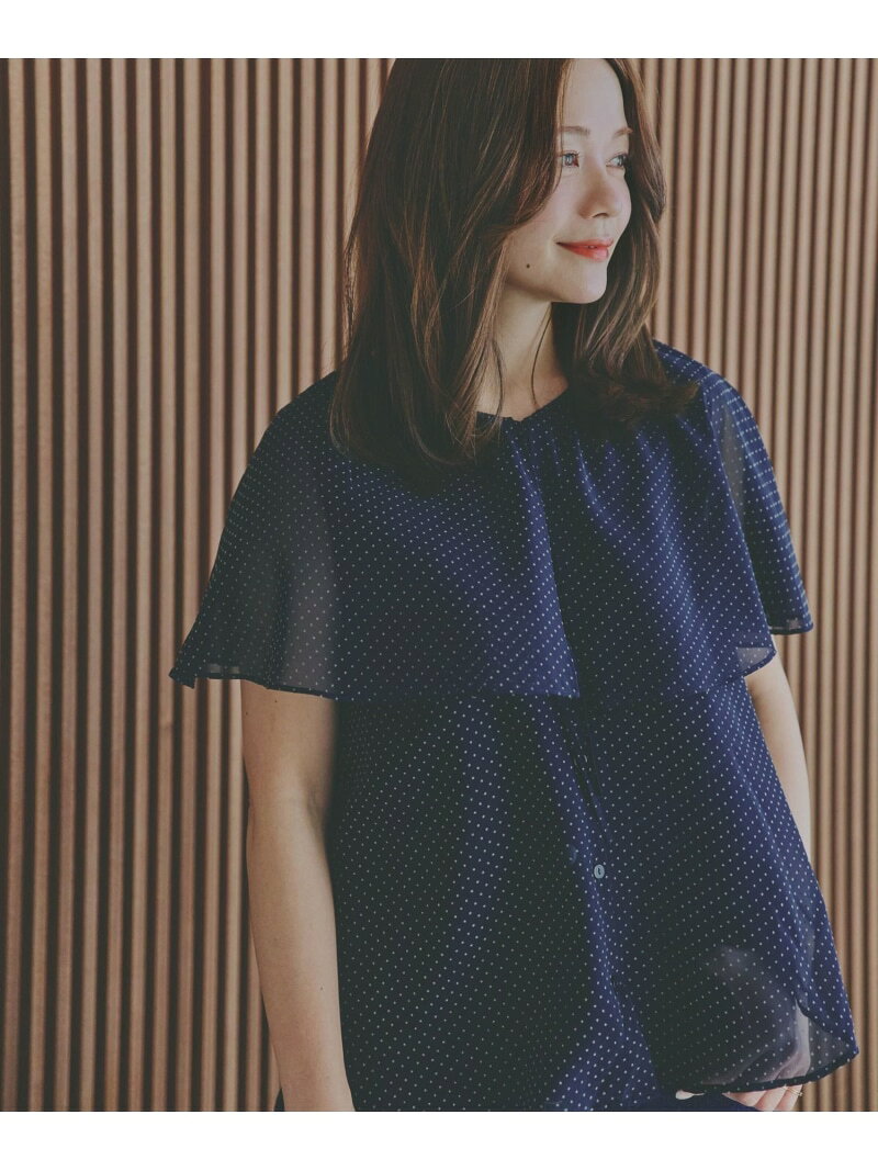【SALE／73%OFF】高山直子さんコラボ/BIGカラーノースリーブブラウス/EiiS/289633/アウトレット価格 GLOBAL WORK グローバルワーク トップス シャツ・ブラウス ネイビー ブラック【RBA_E】[Rakuten Fashion] globalwork-10023299 GLOBAL WORK/グローバルワーク サンプル画像2