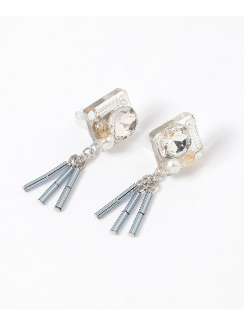 【SALE／50%OFF】スクエアビジューピアス/MADE IN JAPAN/599555 GLOBAL WORK グローバルワーク アクセサリー・腕時計 ピアス ゴールド シルバー【RBA_E】[Rakuten Fashion] globalwork-10021859 GLOBAL WORK/グローバルワーク サンプル画像2