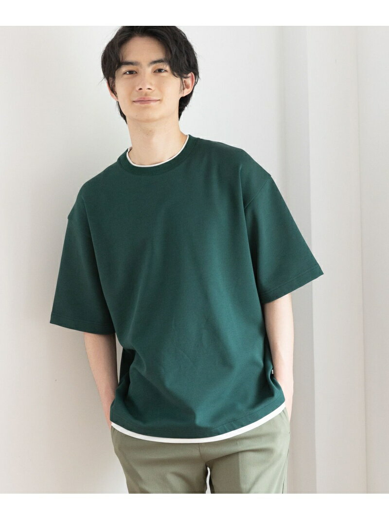 グローバルワーク 服 メンズ 【SALE／52%OFF】(M)ライトクッションクール/レイヤー GLOBAL WORK グローバルワーク トップス カットソー・Tシャツ グリーン ベージュ グレー ネイビー ブラウン パープル【RBA_E】[Rakuten Fashion]