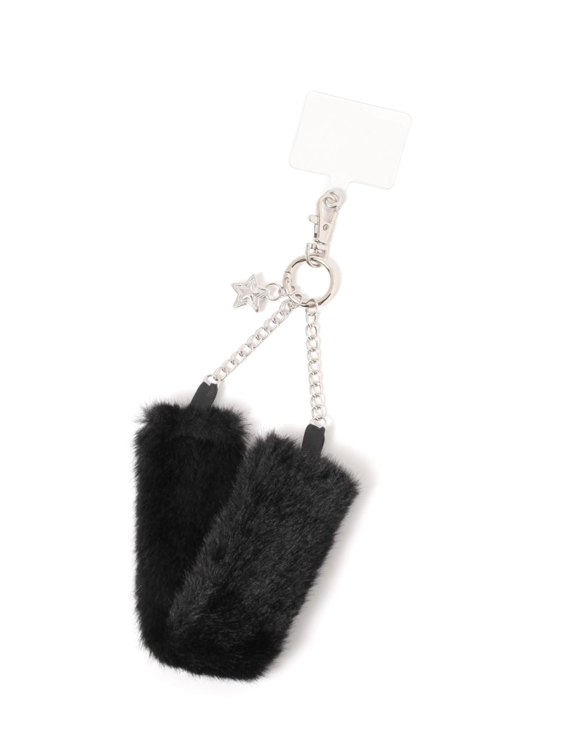 【SALE／55%OFF】フェイクファーハンドストラップ/250197 GLOBAL WORK グローバルワーク スマホグッズ・オーディオ機器 その他のスマホグッズ・オーディオ機器 ブラック ベージュ グレー【RBA_E】[Rakuten Fashion] globalwork-10020138 GLOBAL WORK/グローバルワーク サンプル画像2