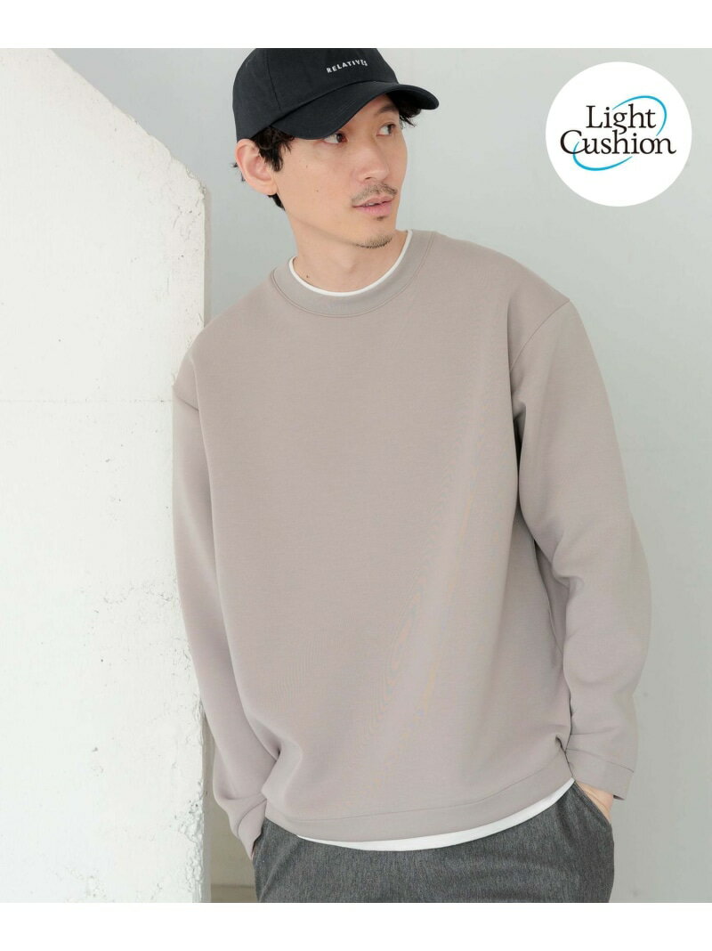 ライトクッションクルーレイヤー/704836 GLOBAL WORK グローバルワーク トップス スウェット・トレーナー グレー ブラック グリーン ブルー ネイビー【送料無料】[Rakuten Fashion]のサムネイル