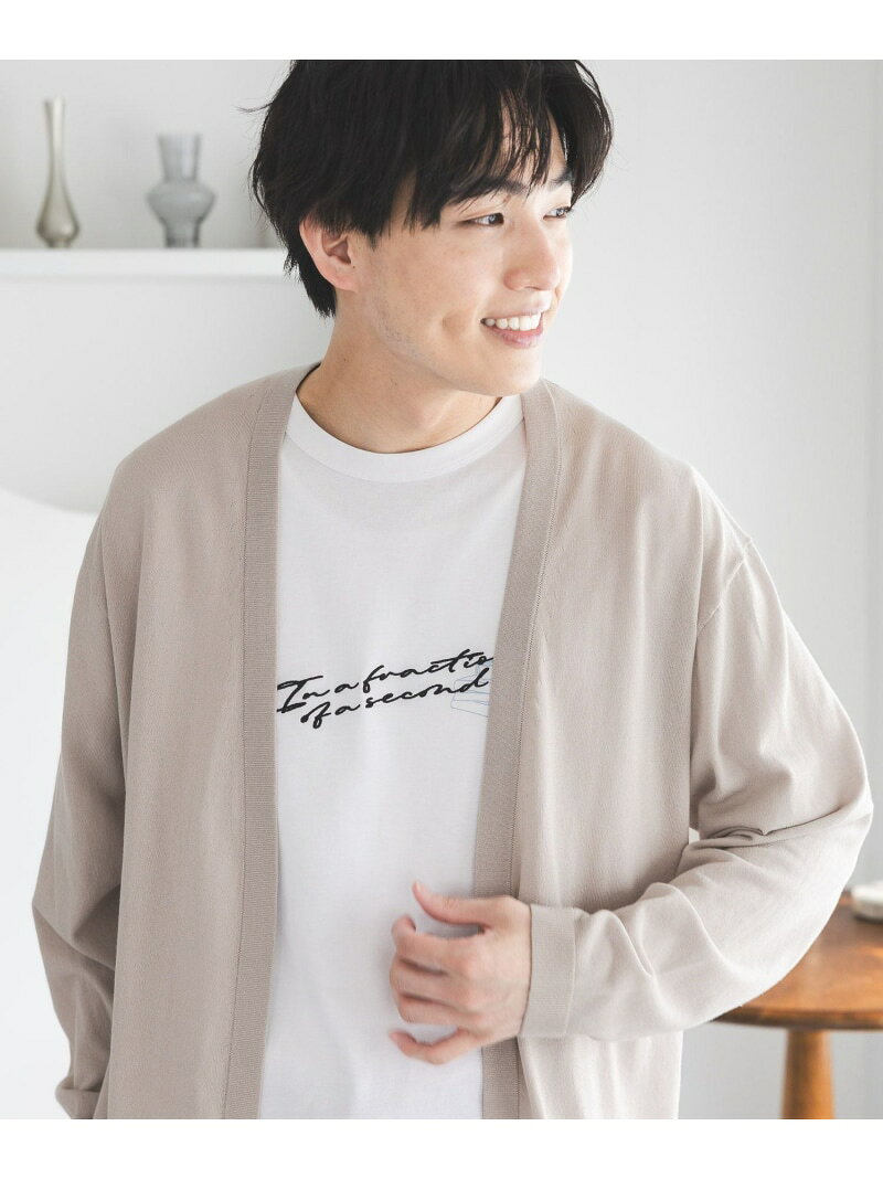 洗えるサラサラサマーカーデ/656063 GLOBAL WORK グローバルワーク トップス カーディガン グレー ブラック ブラウン ブルー グリーン【先行予約】*【送料無料】[Rakuten Fashion]