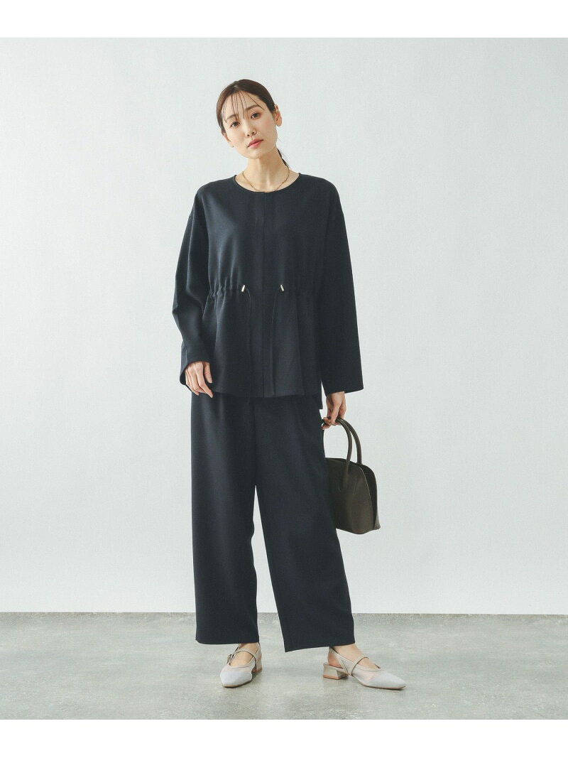 【SALE／36%OFF】ジョーゼットカーディガン*パンツセット/636248 GLOBAL WORK グローバルワーク ワンピース・ドレス その他のワンピース・ドレス ブラック ネイビー【RBA_E】【送料無料】[Rakuten Fashion] globalwork-10022818 GLOBAL WORK/グローバルワーク サンプル画像2