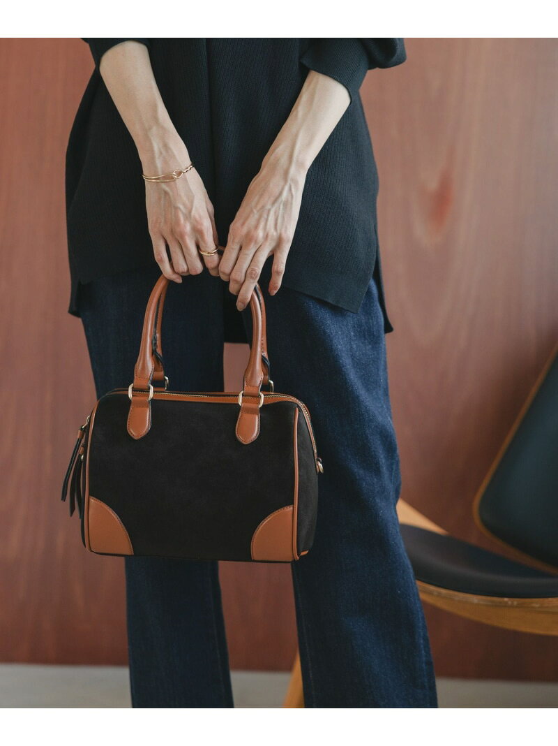 【SALE／20%OFF】2WAYミニボストン/595750 GLOBAL WORK グローバルワーク バッグ ショルダーバッグ ブラウン ブラック【RBA_E】【送料無料】[Rakuten Fashion] globalwork-10022081 GLOBAL WORK/グローバルワーク サンプル画像2