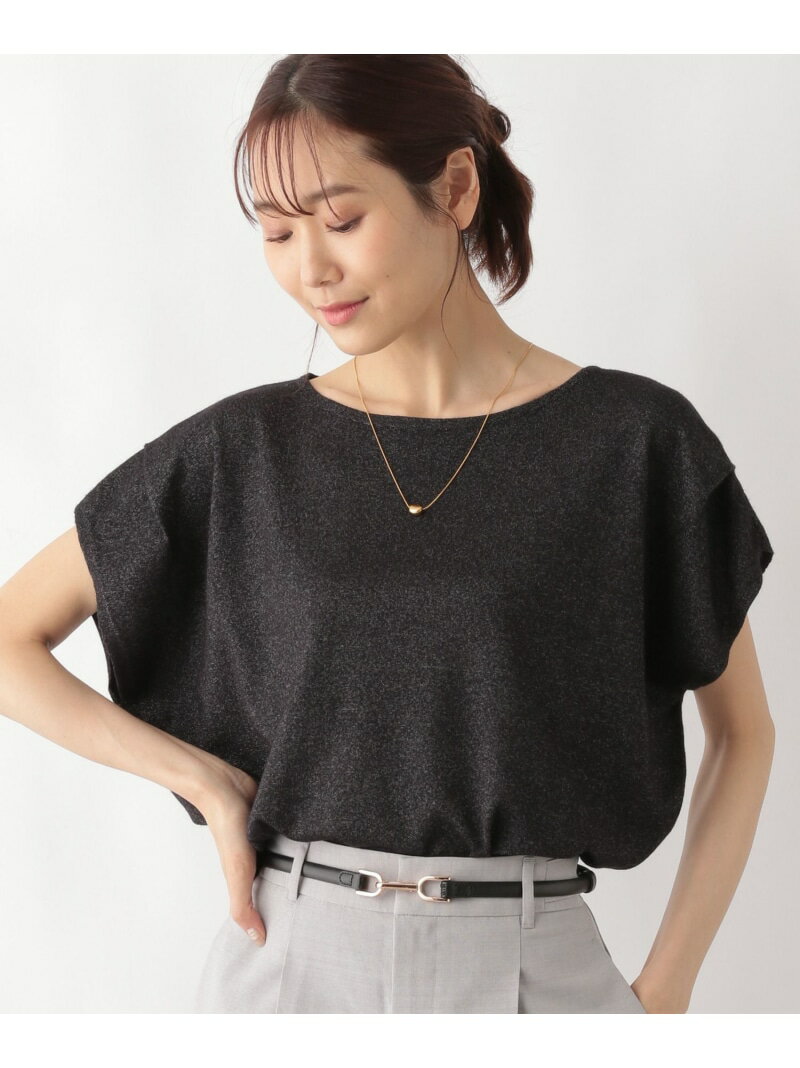 【SALE／40%OFF】MATINEE LINE/洗えるドルマンプルオーバーフレンチスリーブ/116870 GLOBAL WORK グローバルワーク トップス ニット ブラック シルバー【RBA_E】[Rakuten Fashion]