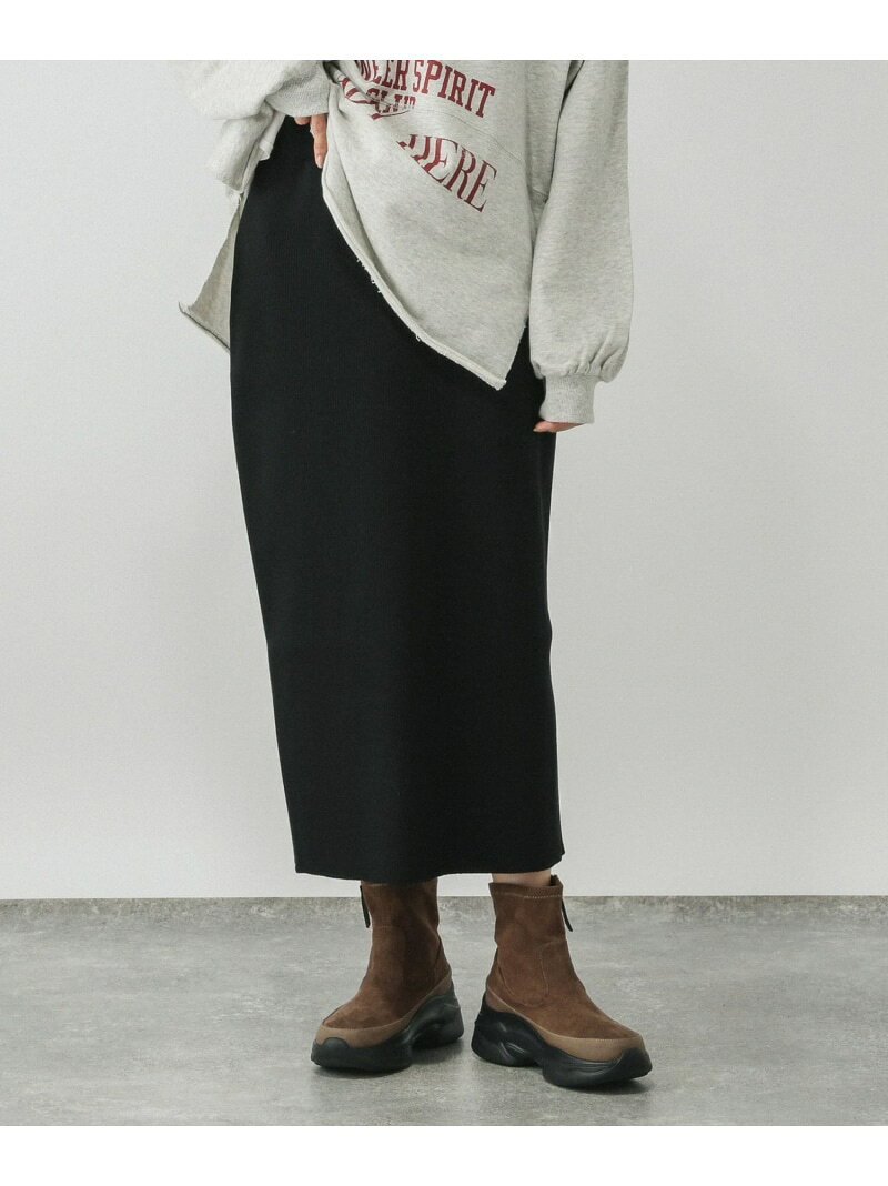 【SALE／50%OFF】アンチピリングなめらかIラインスカート/599561 GLOBAL WORK グローバルワーク スカート ロング・マキシスカート グレー ブラック ブラウン【RBA_E】[Rakuten Fashion] globalwork-10022055 GLOBAL WORK/グローバルワーク サンプル画像2