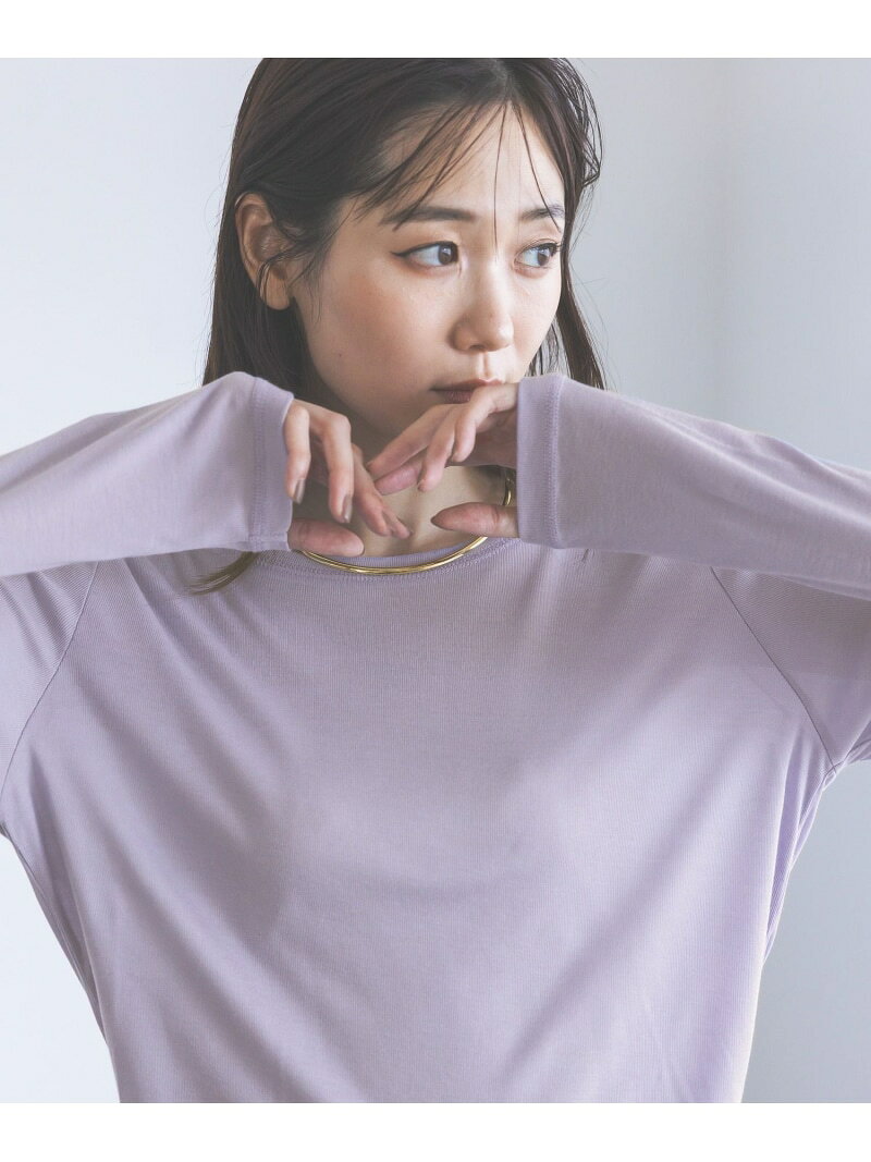シルクブレンドクループルオーバー長袖/1051637 GLOBAL WORK グローバルワーク トップス カットソー・Tシャツ レッド パープル ホワイト ブラック グレー[Rakuten Fashion] globalwork-10024059 GLOBAL WORK/グローバルワーク パッケージ画像