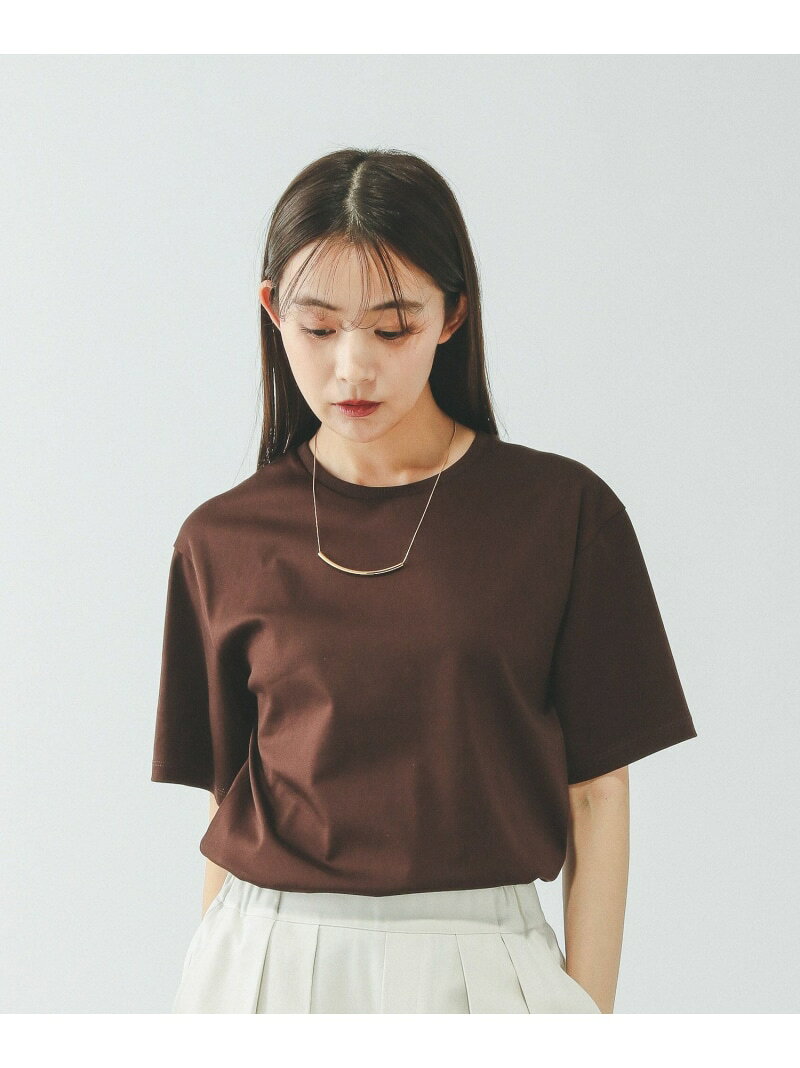 樂天商城 - リッチクリーン透けにくいベーシックT/636788 GLOBAL WORK グローバルワーク トップス カットソー・Tシャツ グレー ブラウン ブラック ネイビー ホワイト イエロー[Rakuten Fashion]