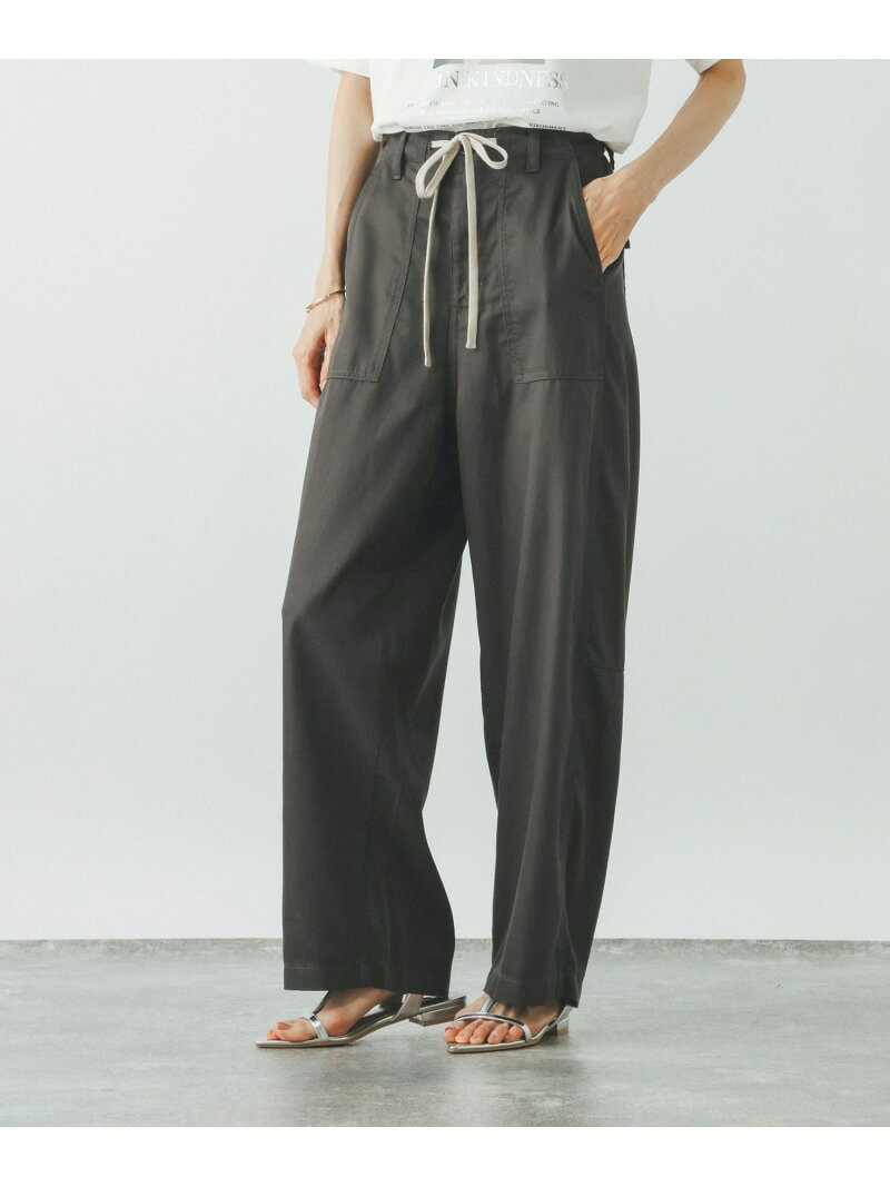 【SALE／30%OFF】GOODチノベイカー冷感パンツ/666403 GLOBAL WORK グローバルワーク パンツ その他のパンツ グレー ブラック ベージュ カーキグリーン【RBA_E】[Rakuten Fashion] globalwork-10023672 GLOBAL WORK/グローバルワーク サンプル画像3