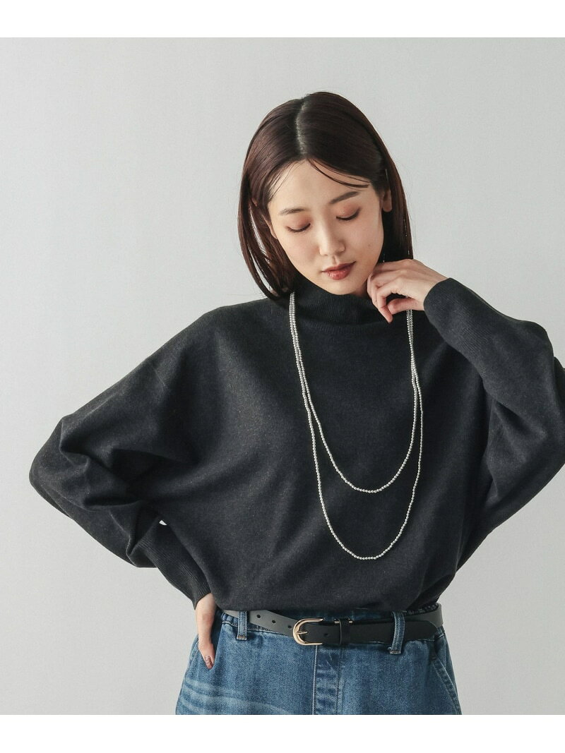 【SALE／50%OFF】フワフワHugmeハイネックチュニック/581165 GLOBAL WORK グローバルワーク トップス ニット グレー ベージュ グリーン ブラック【RBA_E】[Rakuten Fashion] globalwork-10022389 GLOBAL WORK/グローバルワーク サンプル画像3