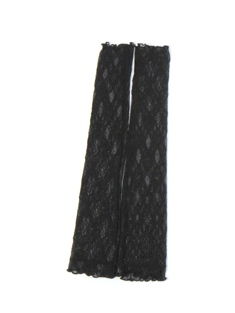 レースメロウアームカバー/659133 GLOBAL WORK グローバルワーク ファッション雑貨 手袋 ベージュ ブラック[Rakuten Fashion] globalwork-10023459 GLOBAL WORK/グローバルワーク サンプル画像2