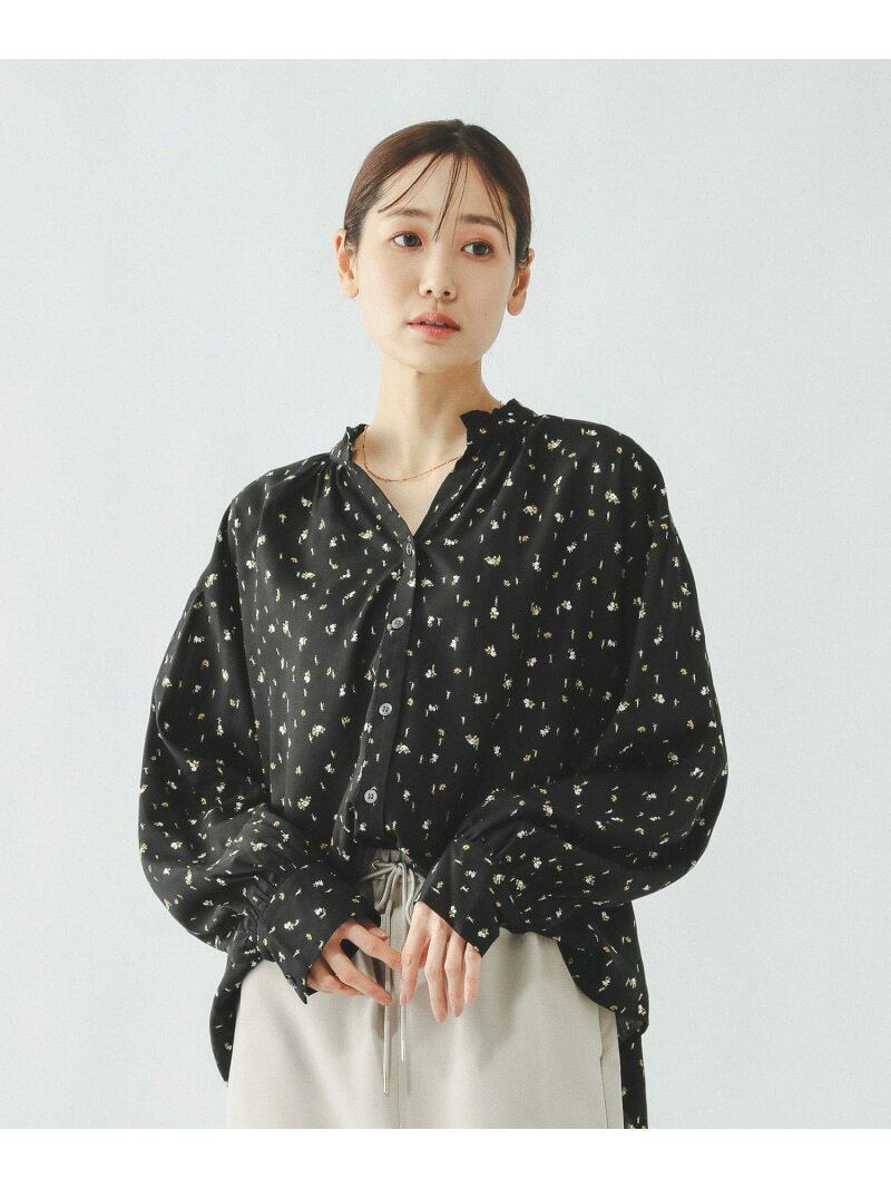 【SALE／46%OFF】スキッパーブラウス長袖/601062 GLOBAL WORK グローバルワーク トップス シャツ・ブラウス ブラウン ホワイト【RBA_E】[Rakuten Fashion] globalwork-10022769 GLOBAL WORK/グローバルワーク サンプル画像3