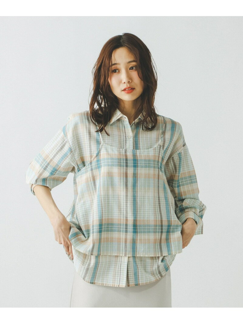 【SALE／40%OFF】イージーケアリネンビスチェ/638069 GLOBAL WORK グローバルワーク トップス キャミソール パープル グリーン【RBA_E】[Rakuten Fashion] globalwork-10023200 GLOBAL WORK/グローバルワーク サンプル画像3