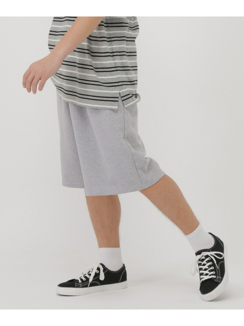 Sweat - アソートサマミエショーツ/AND YUA ANY/647241 GLOBAL WORK グローバルワーク パンツ その他のパンツ グレー ブラック[Rakuten Fashion]