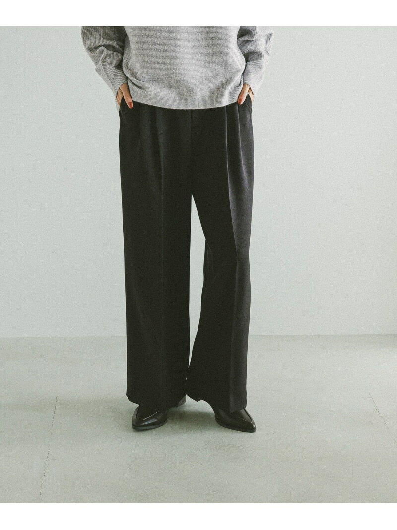 【SALE／40%OFF】お手入れラクラクセットアップ/ワイドパンツ/587724 GLOBAL WORK グローバルワーク パンツ その他のパンツ ブラック ブラウン グレー ネイビー【RBA_E】[Rakuten Fashion] globalwork-10021969 GLOBAL WORK/グローバルワーク サンプル画像2