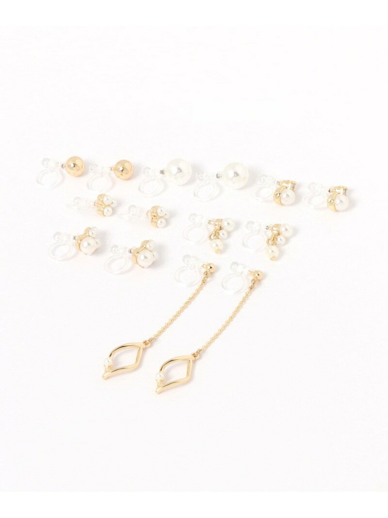 【SALE／60%OFF】パールイヤリング7点SET/629959 GLOBAL WORK グローバルワーク アクセサリー・腕時計 イヤリング・イヤーカフ ゴールド【RBA_E】[Rakuten Fashion] globalwork-10022423 GLOBAL WORK/グローバルワーク サンプル画像2