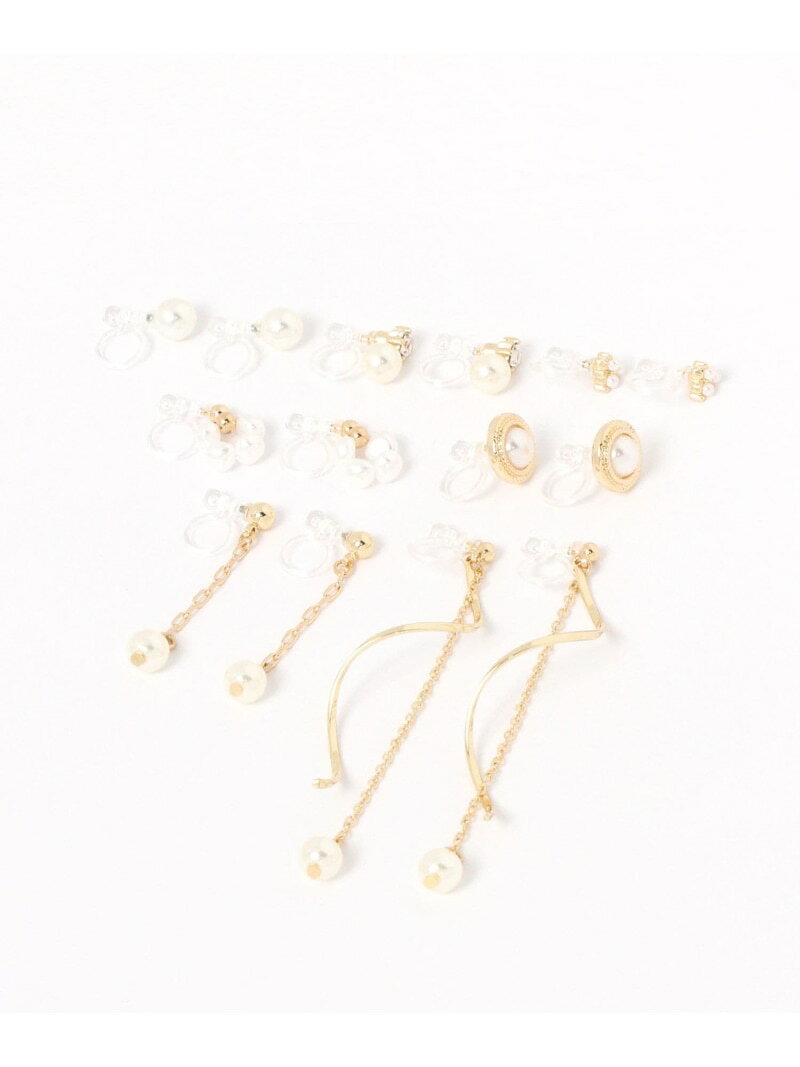 【SALE／60%OFF】パールイヤリング7点SET/629959 GLOBAL WORK グローバルワーク アクセサリー・腕時計 イヤリング・イヤーカフ ゴールド【RBA_E】[Rakuten Fashion] globalwork-10022423 GLOBAL WORK/グローバルワーク サンプル画像3