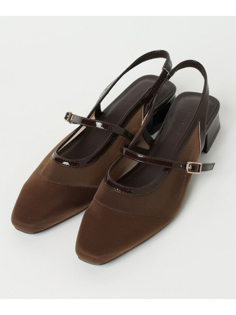 らくっションチュールパンプス/658827 GLOBAL WORK グローバルワーク シューズ・靴 パンプス ブラック ホワイト【送料無料】[Rakuten Fashion] globalwork-10023205 GLOBAL WORK/グローバルワーク サンプル画像3