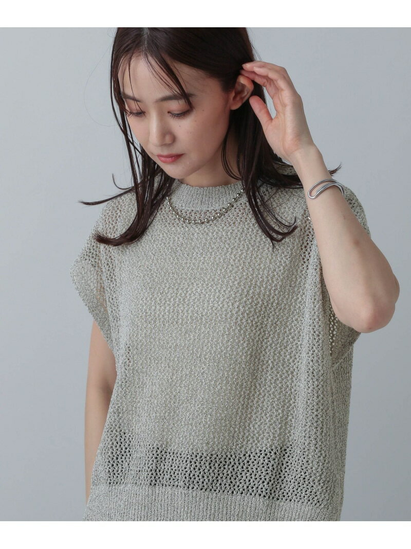 樂天商城 - 【SALE／30%OFF】MATINEE LINE/メッシュニットフレンチプルオーバー/499714 GLOBAL WORK グローバルワーク トップス ニット ホワイト ベージュ【RBA_E】[Rakuten Fashion]