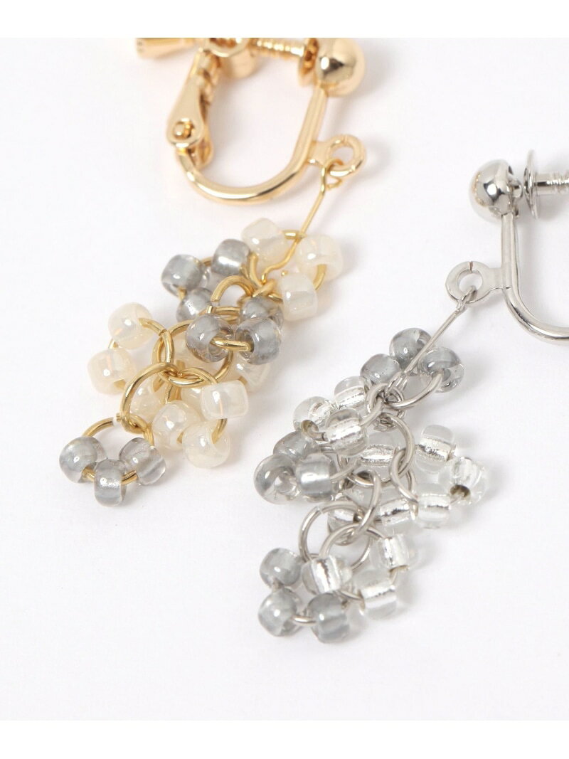 【SALE／50%OFF】MADE IN JAPAN/ブドウビーズイヤリング/286128 GLOBAL WORK グローバルワーク アクセサリー・腕時計 イヤリング・イヤーカフ グレー ホワイト【RBA_E】[Rakuten Fashion] globalwork-10020412 GLOBAL WORK/グローバルワーク サンプル画像3
