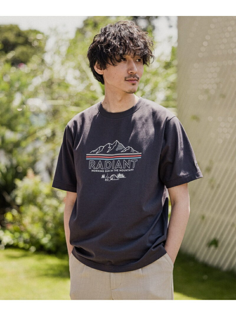 【SALE／34%OFF】(M)LOGOSプリントT/M GLOBAL WORK グローバルワーク トップス カットソー・Tシャツ グレー ピンク ホワイト【RBA_E】[Rakuten Fashion]のサムネイル
