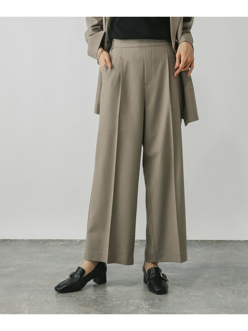 【SALE／50%OFF】お手入れラクラクセットアップ/ワイドパンツ/498376 GLOBAL WORK グローバルワーク パンツ その他のパンツ ブラウン グレー ネイビー【RBA_E】[Rakuten Fashion] globalwork-10021681 GLOBAL WORK/グローバルワーク サンプル画像2