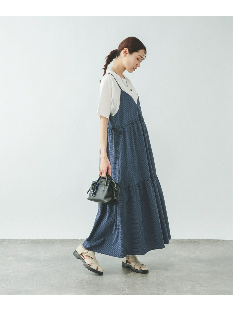 【SALE／30%OFF】2WAYアソートチェックワンピ/636034 GLOBAL WORK グローバルワーク ワンピース・ドレス ワンピース ブルー イエロー ブラウン【RBA_E】【送料無料】[Rakuten Fashion] globalwork-10022955 GLOBAL WORK/グローバルワーク サンプル画像3