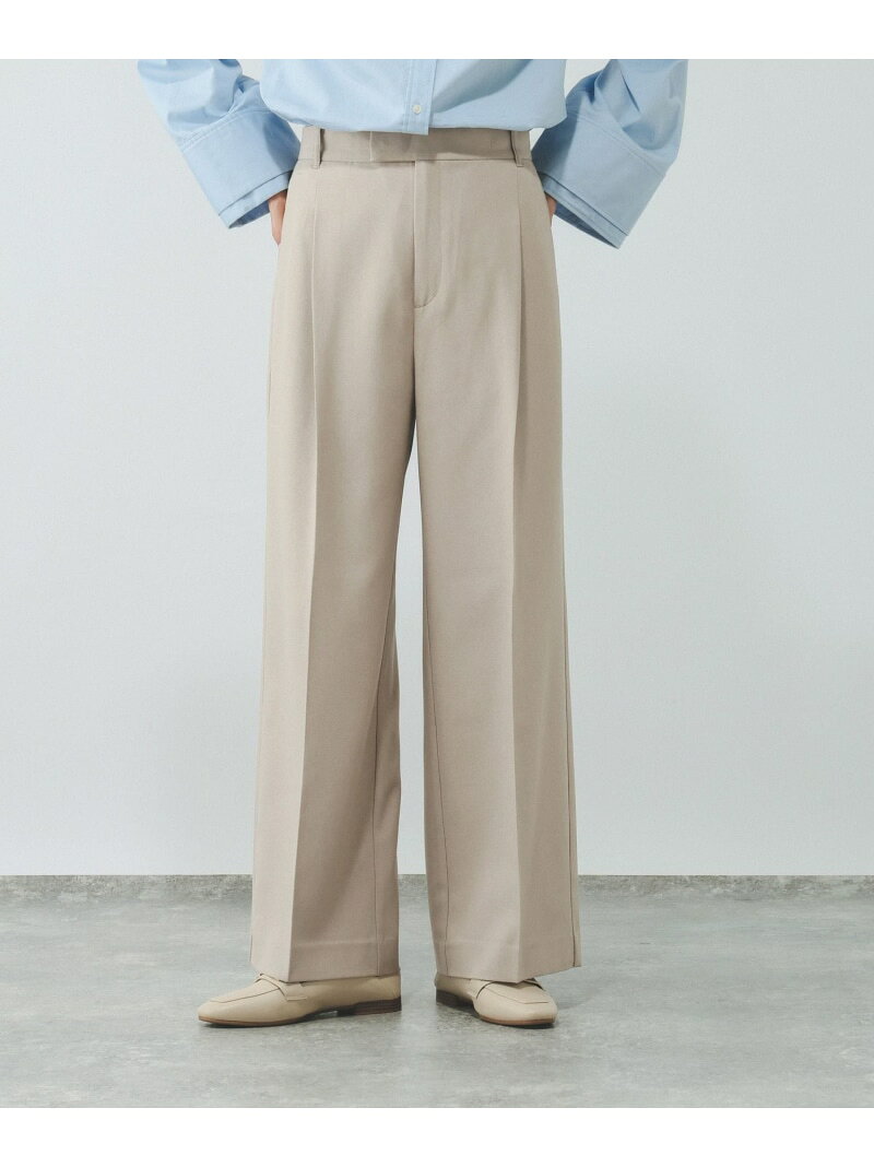 お手入れラクラクセットアップ/ワイドパンツ/684644 GLOBAL WORK グローバルワーク パンツ その他のパンツ ブラウン ネイビー グレー【送料無料】[Rakuten Fashion] globalwork-10023909 GLOBAL WORK/グローバルワーク サンプル画像2