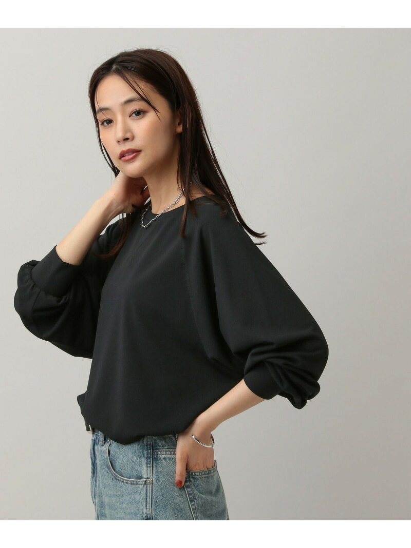 【SALE／20%OFF】MATINEE LINE/ライトジョーゼットラグランプルオーバー/583877 GLOBAL WORK グローバルワーク トップス カットソー・Tシャツ グレー ホワイト ブラック【RBA_E】[Rakuten Fashion] globalwork-10021686 GLOBAL WORK/グローバルワーク サンプル画像2