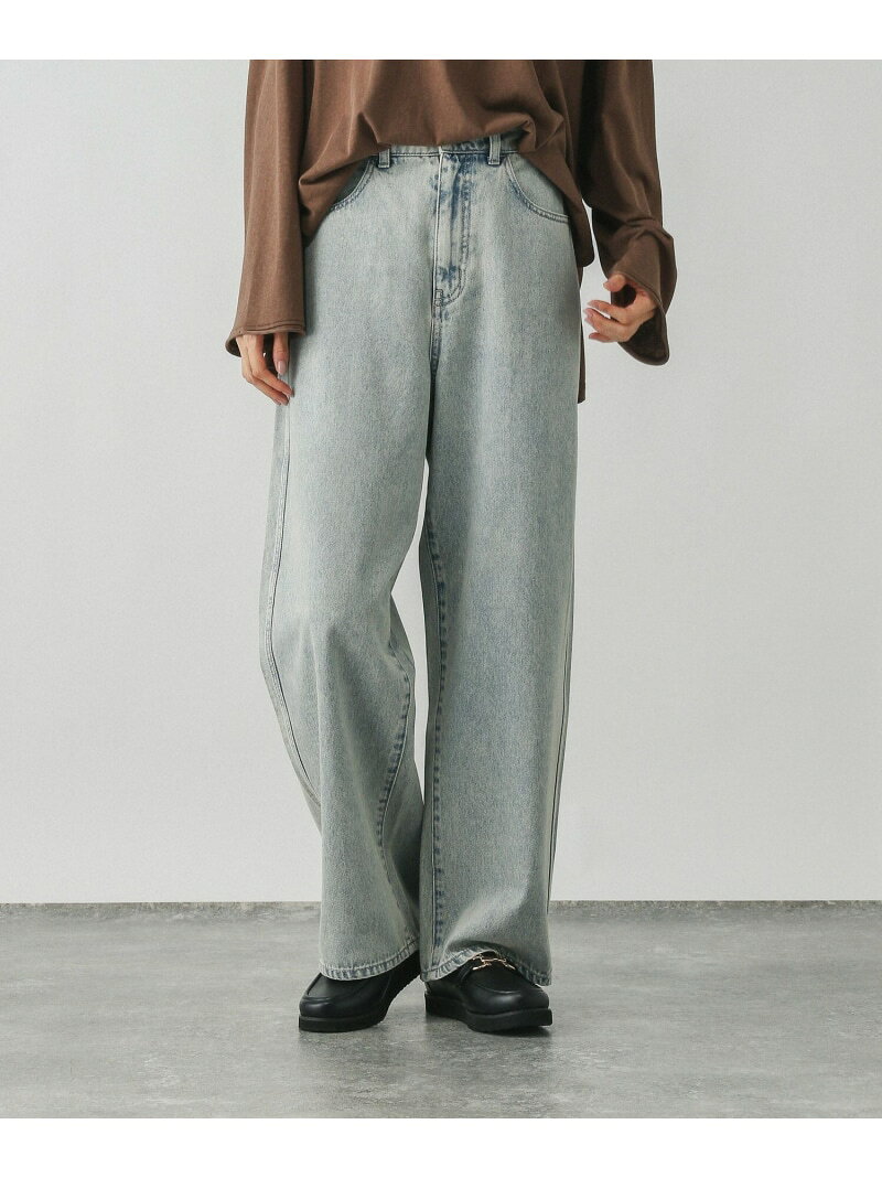 【SALE／50%OFF】GOODデニムカラーバギーパンツ/498402 GLOBAL WORK グローバルワーク パンツ ジーンズ・デニムパンツ ブラウン ブルー【RBA_E】[Rakuten Fashion] globalwork-10021620 GLOBAL WORK/グローバルワーク サンプル画像2