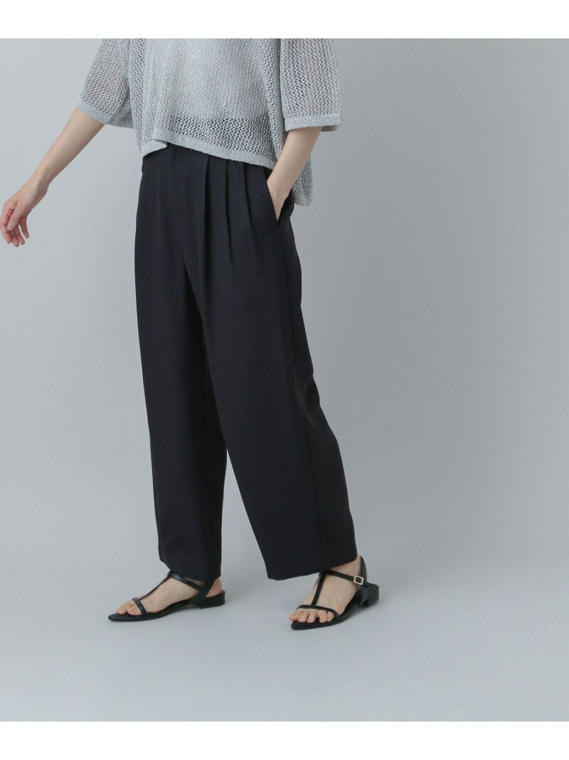 【SALE／40%OFF】MATINEE LINE/リネンライクバレルパンツ/327144 GLOBAL WORK グローバルワーク パンツ その他のパンツ ブラック ブラウン【RBA_E】[Rakuten Fashion] globalwork-10020810 GLOBAL WORK/グローバルワーク サンプル画像2