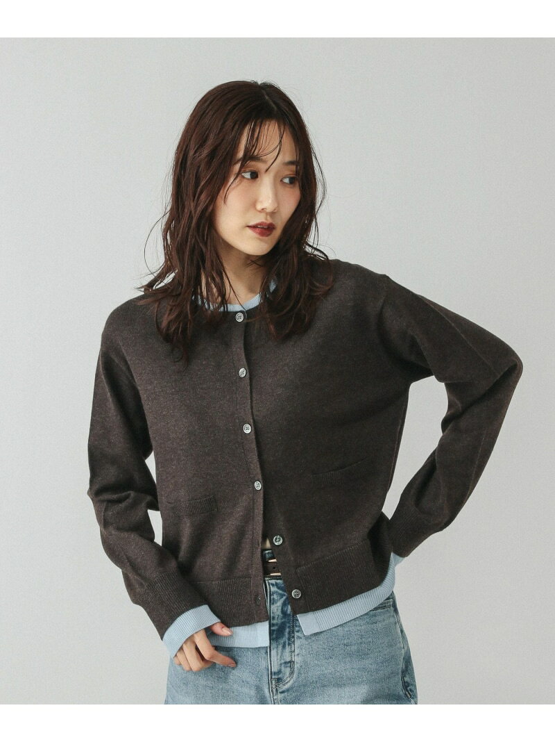 【SALE／33%OFF】フェイクレイヤードカーディガン/598031 GLOBAL WORK グローバルワーク トップス カーディガン ブルー ピンク グレー【RBA_E】[Rakuten Fashion] globalwork-10021933 GLOBAL WORK/グローバルワーク サンプル画像3