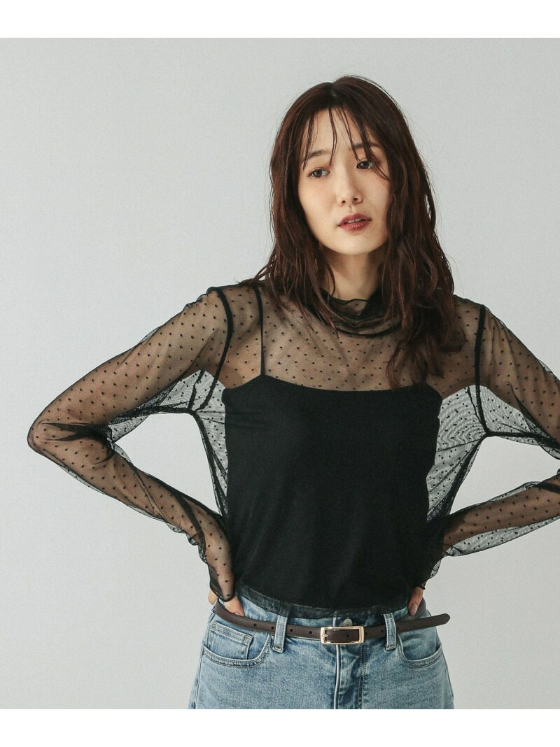【SALE／43%OFF】ストレッチシアーハイネックプルオーバー/598008 GLOBAL WORK グローバルワーク トップス カットソー・Tシャツ ホワイト ブラック【RBA_E】[Rakuten Fashion] globalwork-10021963 GLOBAL WORK/グローバルワーク サンプル画像3
