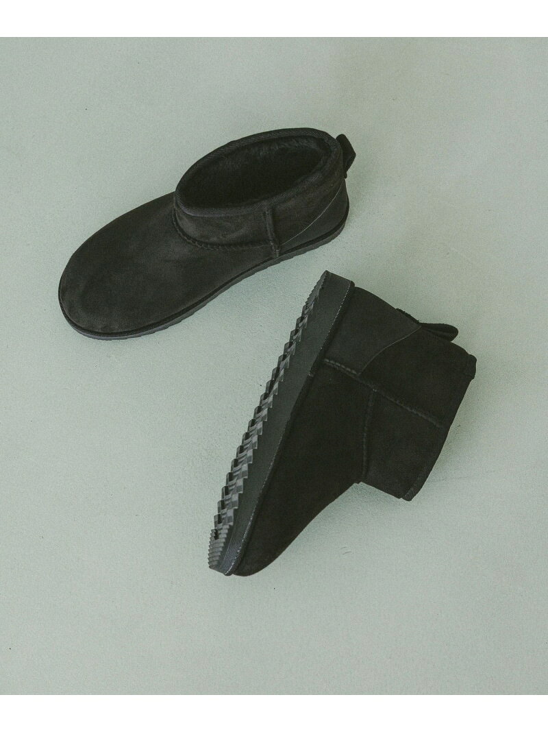 【SALE／50%OFF】ふわもこレインムートンブーツ/611136 GLOBAL WORK グローバルワーク シューズ・靴 ブーツ ベージュ グレー ブラック【RBA_E】[Rakuten Fashion] globalwork-10022467 GLOBAL WORK/グローバルワーク サンプル画像2