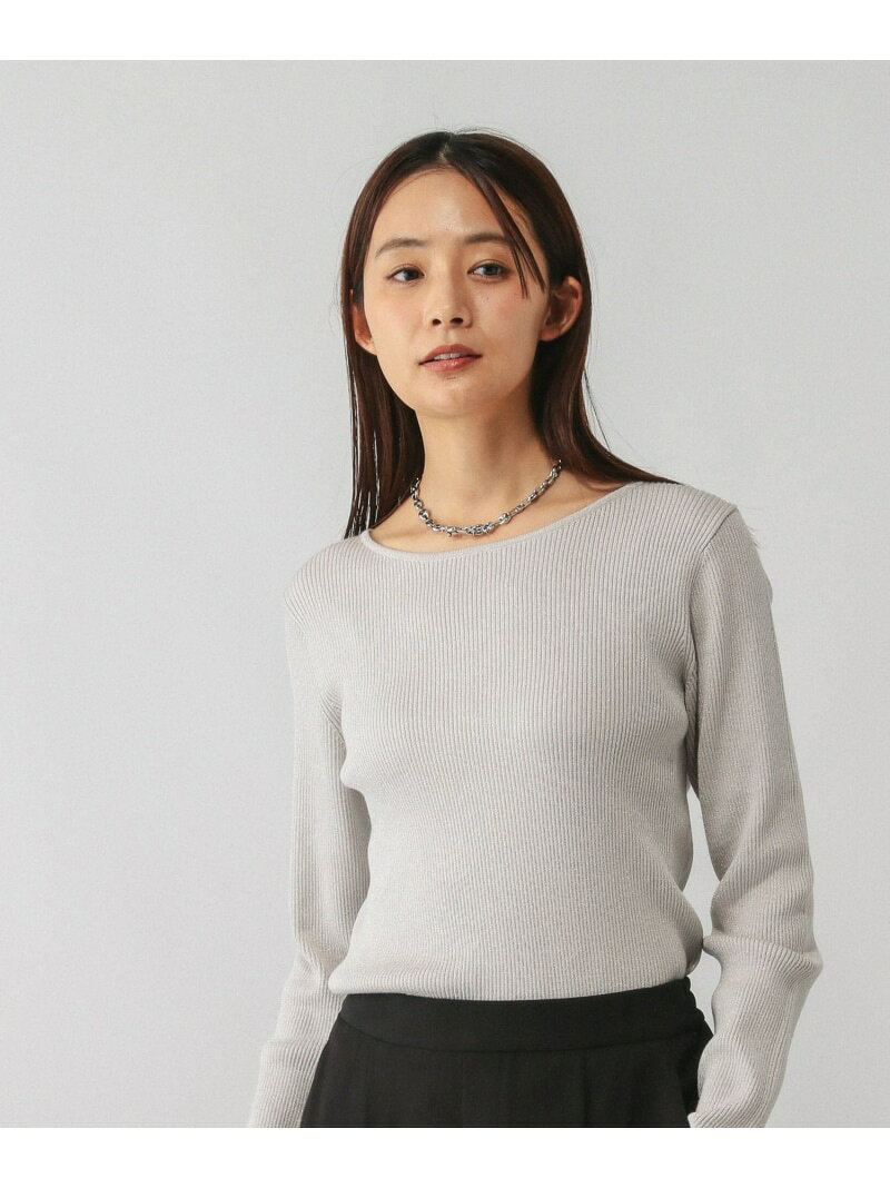 【SALE／20%OFF】アンチピリングなめらかボートネックプルオーバー/499704 GLOBAL WORK グローバルワーク トップス ニット【RBA_E】[Rakuten Fashion] globalwork-10021932 GLOBAL WORK/グローバルワーク サンプル画像2